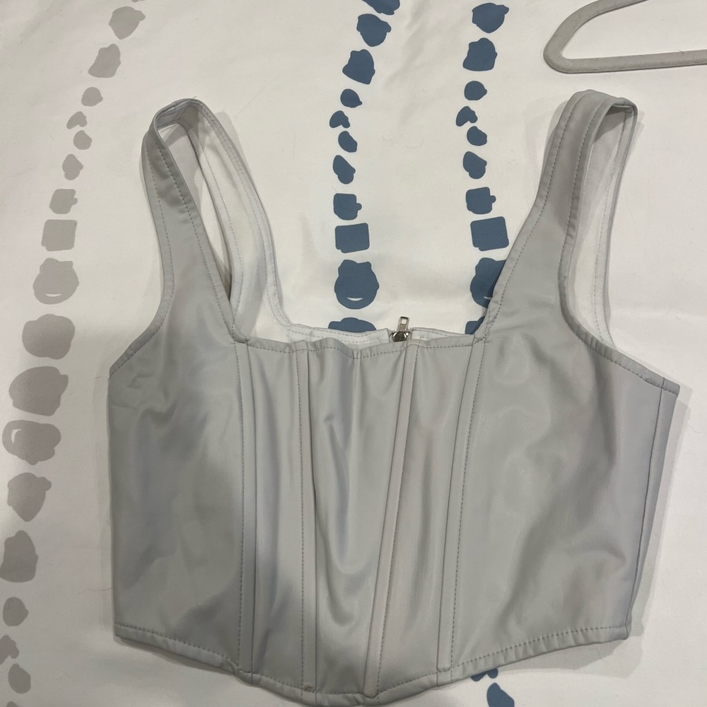 White Corset Top